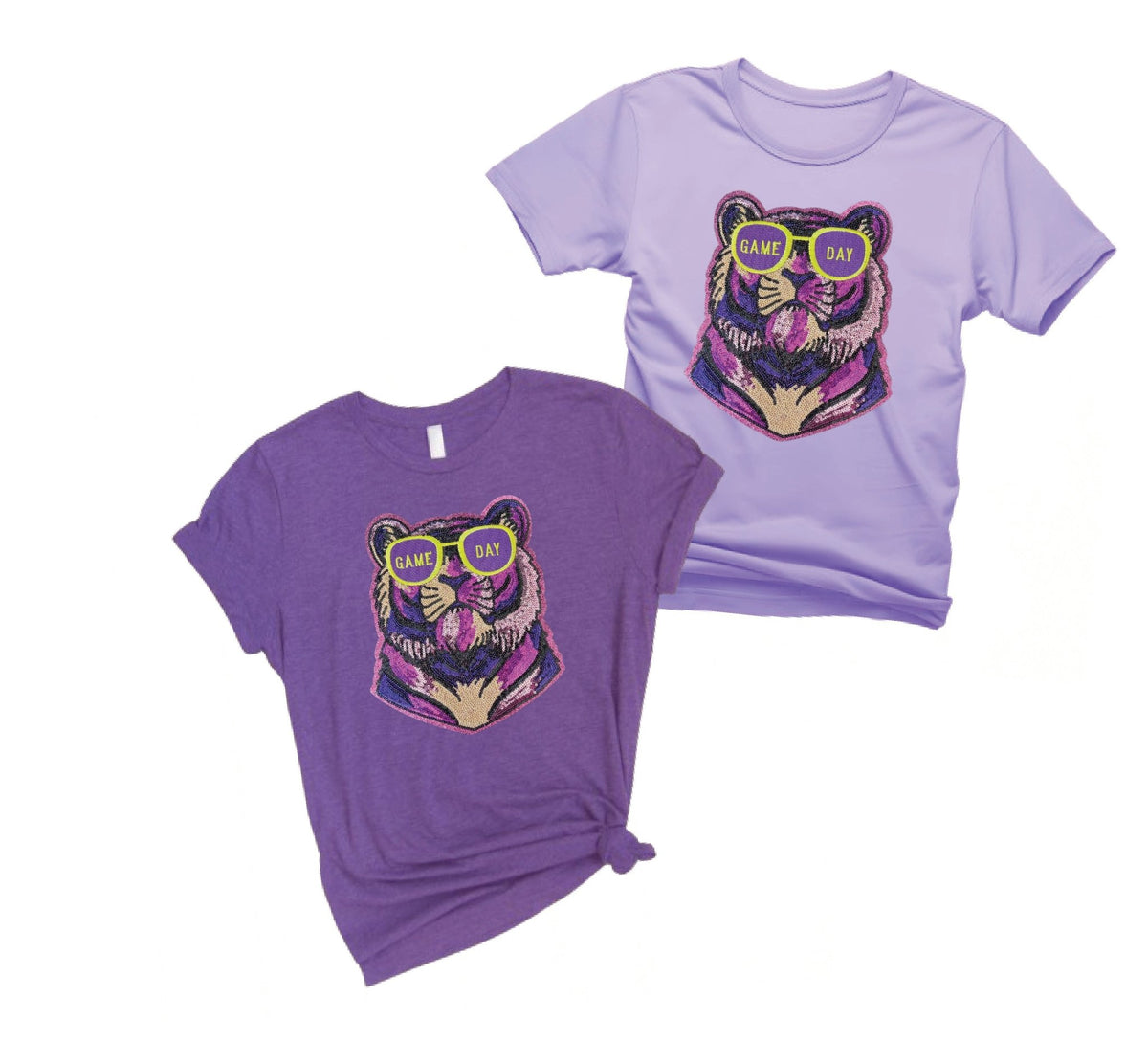 Sequin Tiger Tee - Grit & Grace Designs