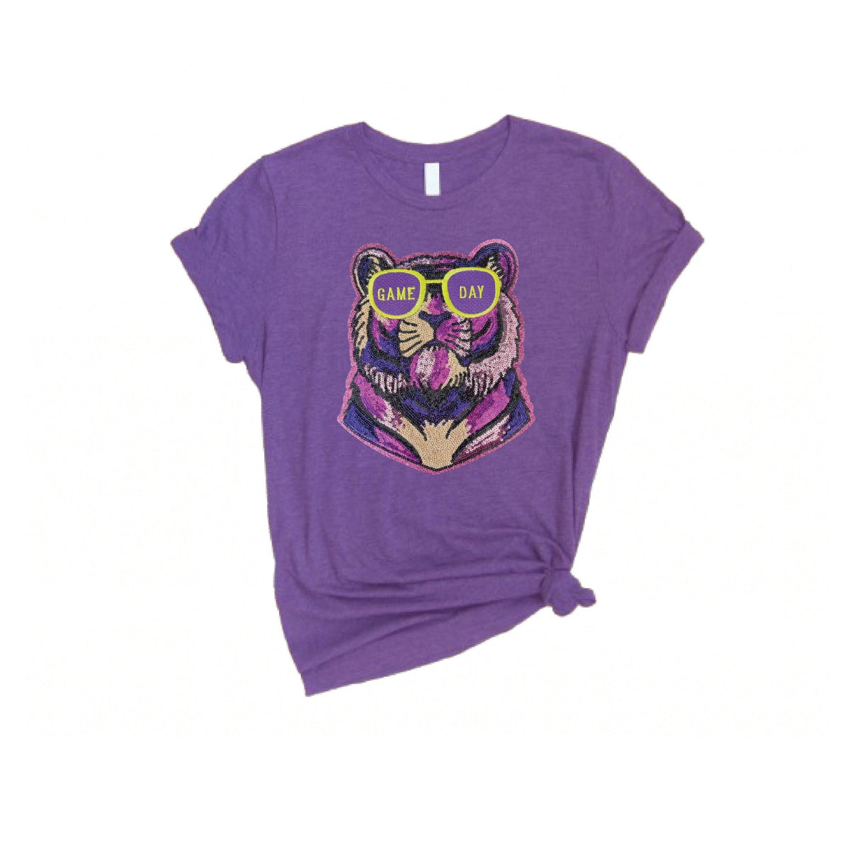 Sequin Tiger Tee - Grit & Grace Designs