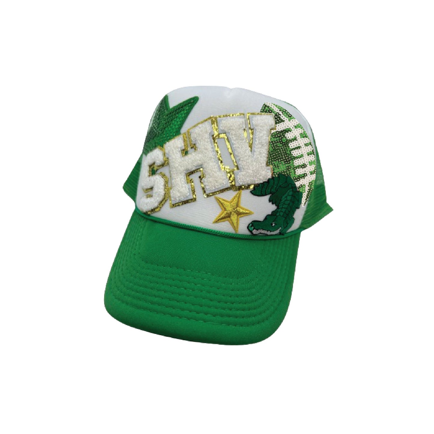 Shreve Gator Spirit Trucker Hats - Grit & Grace Designs